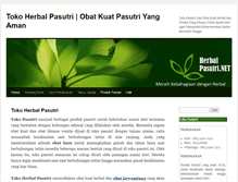 Tablet Screenshot of herbalpasutri.net